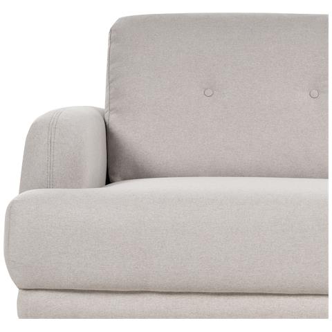 Divano 2 Posti Tuve Tessuto Tortora - Foto 2