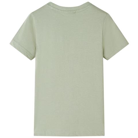 Maglietta Da Bambino A Maniche Corte Cachi Chiaro 140 - Foto 2