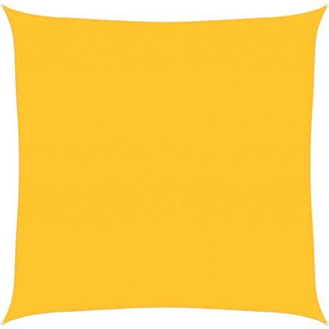 Vela Parasole 160 G /m Quadrata Giallo 4,5x4,5 M In Hdpe - Foto 1
