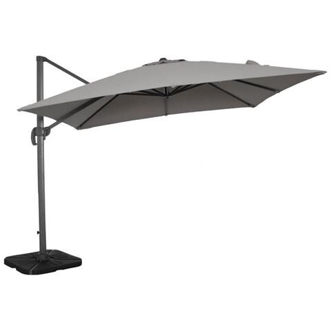 Ombrellone Da Giardino 3x4 Mt Con Palo Girevole In Alluminio E Antivento Mercurio - White - Foto 1