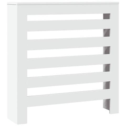 Copertura Termosifone Bianca 78x20x82 Cm Legno Multistrato - Foto 2