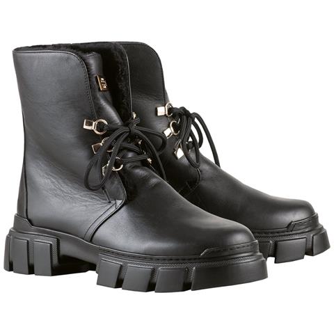Winter Hike Wm Booties Stivaletti Pelle Scarpe Donna Nero Eu 37.5, 8-102745 0100 - Foto 1