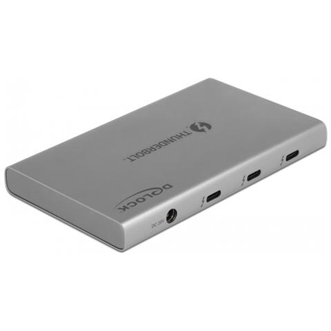 Thunderbolt 4 Hub 3 porte con porta SuperSpeed USB 10 Gbps Tipo-A aggiuntiva - 8K - Foto 1