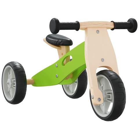 Bicicletta Senza Pedali per Bambini 2 in 1 Verde - Foto 1