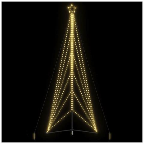 Albero Di Natale A Led 861 Led Bianco Caldo 478 Cm - Foto 1