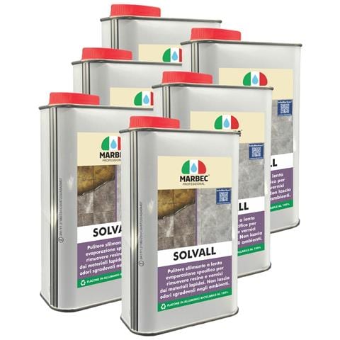 Solvall 1ltx6pz - Pulitore Sfilmante Per Materiali Lapidei - Foto 1