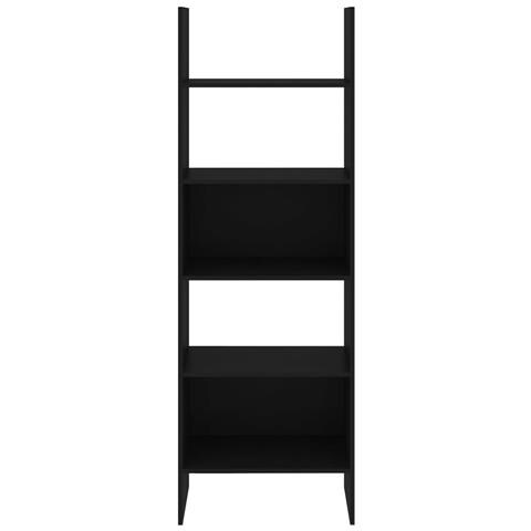 Lusso Casadino -  Libreria Nera 60x35x180 Cm In Legno Multistrato - Foto 2