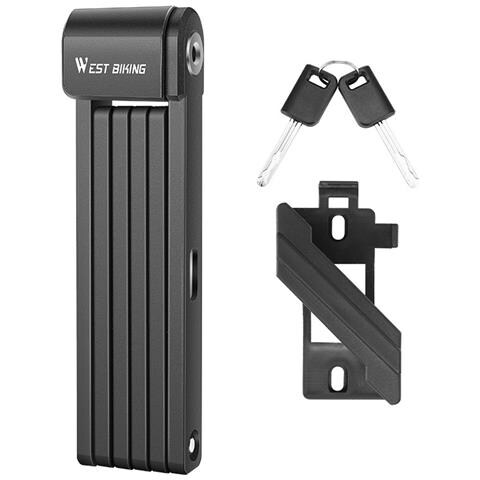 Lucchetto Pieghevole: Proteggi La Tua Bici Con Acciaio Legato E Abs - Foto 1