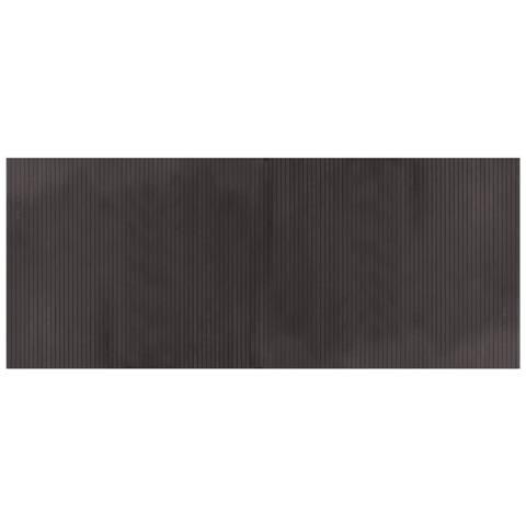 Tappeto Rettangolare Marrone Scuro 80x200 Cm In Bambù - Foto 1