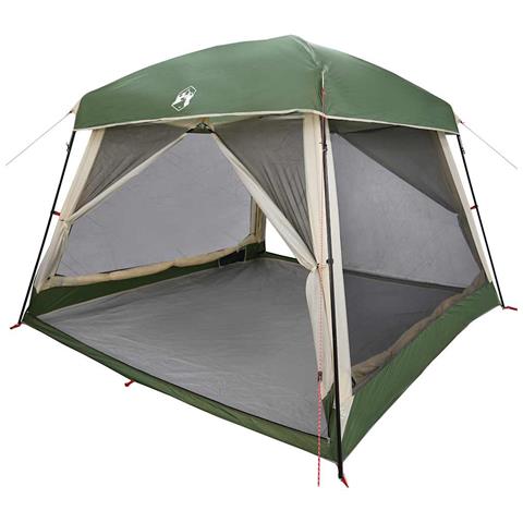 Tenda Familiare Cabina per 6 Persone Verde Impermeabile - Foto 2