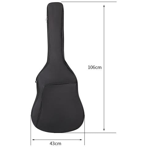 Custodia Imbottita Nera Per Chitarra Acustica L - Foto 2