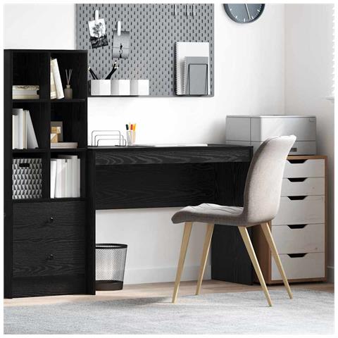 Scrivania in rovere nero Rovere nero Legno ingegnerizzato - Foto 2