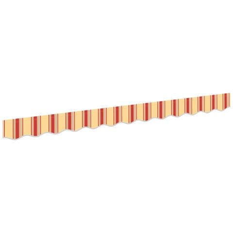 Contrasto per tende per telaio da 2.5 m Multicolore 2.3x0.2 m - Foto 1