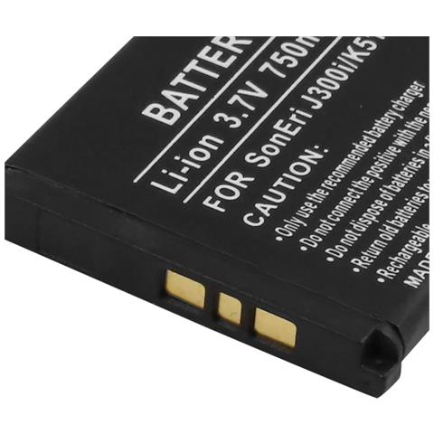 Batteria Sostitutiva Per Sony Ericsson J300i / K510i Li-ion 3,7v 750mah - Foto 2
