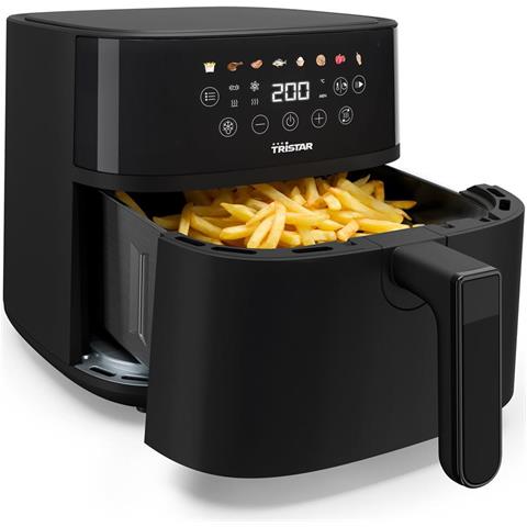 FR-9060 friggitrice Singolo 6 L Indipendente 2000 W Friggitrice ad aria calda Nero - Foto 4