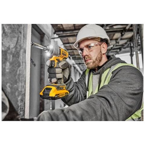DCF840D2T-QW cacciavite elettrico e avvitatore a impulso 3200 Giri /min Nero, Giallo - Foto 3