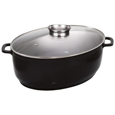 Pentola A Cottura Lenta Ovale 43cm / 11l Nera - 384931 - Foto 1