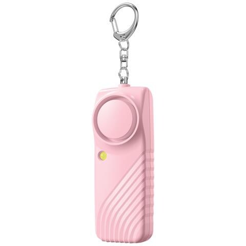 Allarme Di Sicurezza Personale Con Batteria - Portachiavi Con Allarme Di Emergenza Da 130 Db Con Luce Led Pink - Foto 1