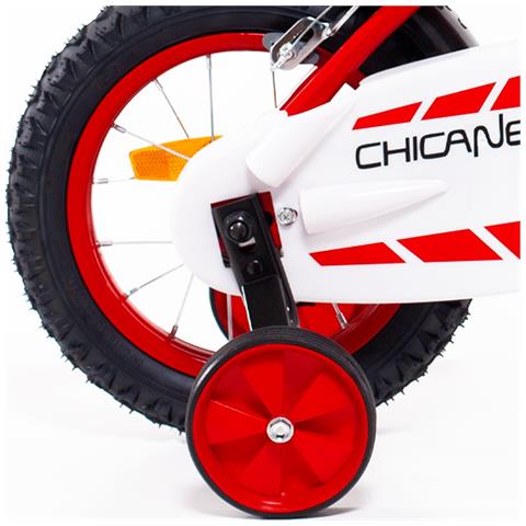 Sch Chicane 12'' - Bicicletta Per Bambini (3-5 Anni), Ruote 12'', Telaio Acciaio, Con Accessori - Colore Rosso - Foto 4
