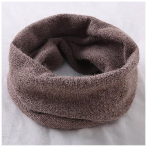 Scaldacollo Da Ciclismo In Cashmere Per Autunno E Inverno, Scaldacollo Unisex Per Climi Freddi Camel - Foto 2