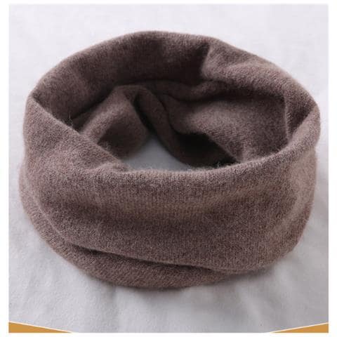 Scaldacollo Da Ciclismo In Cashmere Per Autunno E Inverno, Scaldacollo Unisex Per Climi Freddi Camel - Foto 5