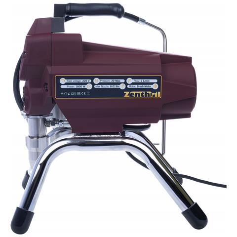 Agitatore Per Verniciatura Zenthril Surge Wf 1800w 20mpa 0,019"" 2l /min - Set Easyperformance Con Tuta Protettiva E Accessori - Foto 8