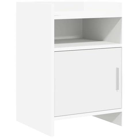 Comodini Bianco 40 x 36 x 60 cm Legno ingegnerizzato - Foto 1