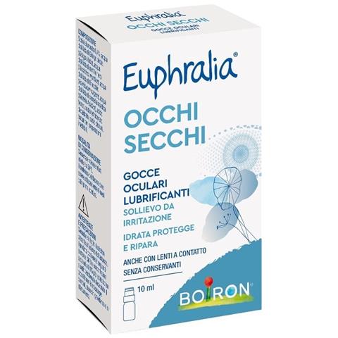 Gocce Ocualri Lubrificanti Euphralia Occhi Secchi 10 ml - Foto 1