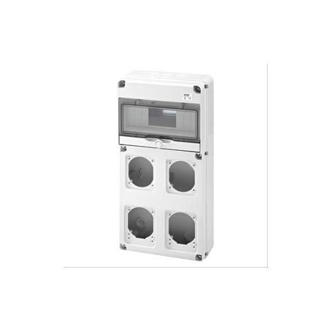 Q Din 10moduli 2 Iec Max 3p+t 16/32a + 2 Iec 16/32a Ip65 - Foto 2