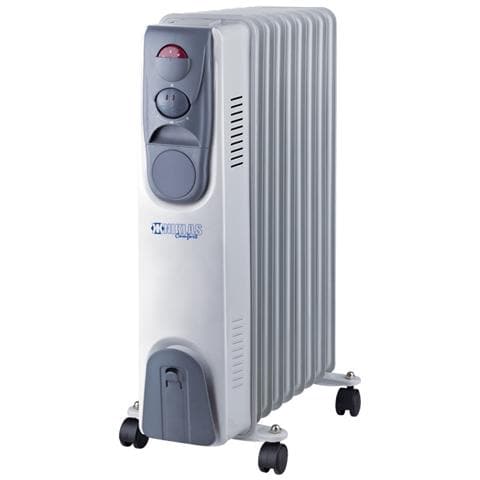 Stufa radiatore ad olio 9 elementi 2000 Watt 230 Volt con ruote - Foto 1