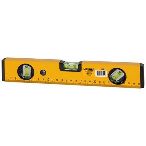 Livella Rettangolare Gialla 60 cm Alluminio Profilato 50x25 mm - Foto 1