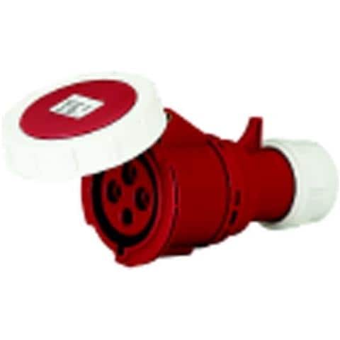 Presa Mobile Industriale 380V 16A 3P+T IP67 Rossa - Foto 1