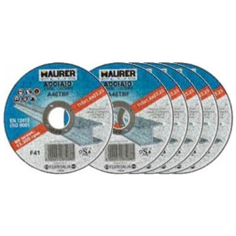 Mola Abrasiva per Taglio Ferro Misura 115X3 mm Foro 22,23 mm cf. 6 Pz - Foto 2