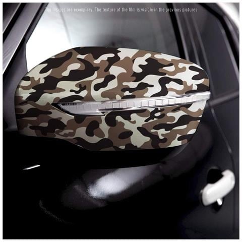 Foglio Pellicola Adesiva per Wrapping Mimetico Desert, 120 x 152 cm - Foto 6