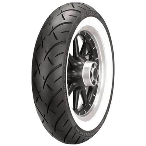 Pneumatico Moto 90 B 16 74 H Me888 M. U. Whitewall Post Metzel - Foto 2