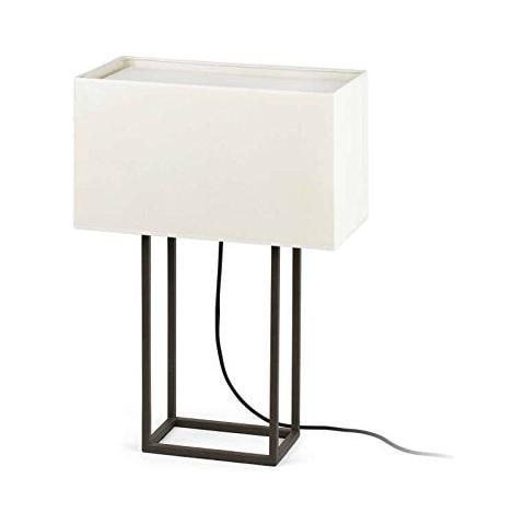 Faro 29985 - Vesper Lampada Da Tavolo Marrone E Beige - Foto 1