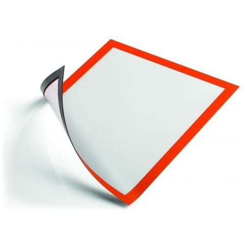Duraframe Magnetic A4 Cornice Magnetica F. to A4 Colore Arancione 5 Pz - Foto 1