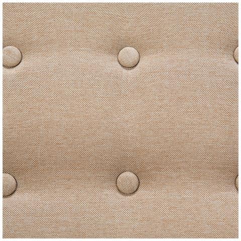 Divano 3 Posti Beige Imbottito In Tessuto Motala - Foto 35