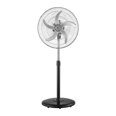 Ventilatore A Piantana Colonna 5 Pale In Alluminio - Diametro 45cm - 3 Velocità - Oscillante Finiture Di Alta Qualità - Altezza Regolabile 130cm - Potenza 60w - Foto 1
