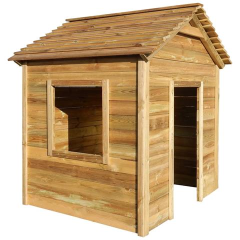 Casetta da Giardino per Bambini 120x120x146 cm in Legno di Pino - Foto 1