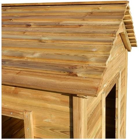 Casetta da Giardino per Bambini 120x120x146 cm in Legno di Pino - Foto 6