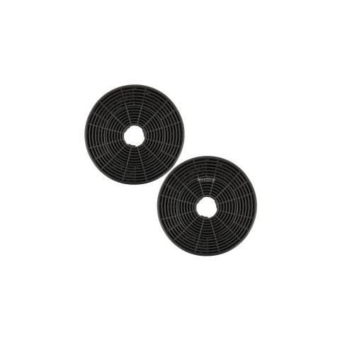 MARELSHOP® Filtri In Carbone 2 Pezzi Per Cappa Silverline Af100 Diametro Esterno 155 Mm Interno 35 Mm By Marelshop®