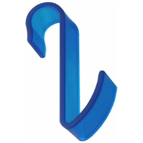 Pika Shop Appendino Per Termoarredo Tubo Orizzontale Modello Hook Azzurro - Foto 1