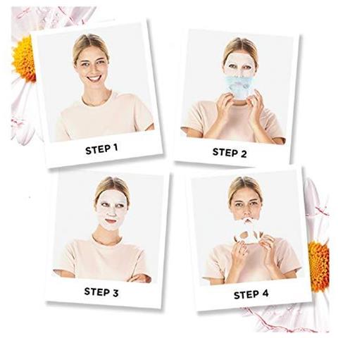 Moisture Bomb Maschera in tessuto alla camomilla e all'acido ialuronico, maschera viso idratante 28 g - Foto 2