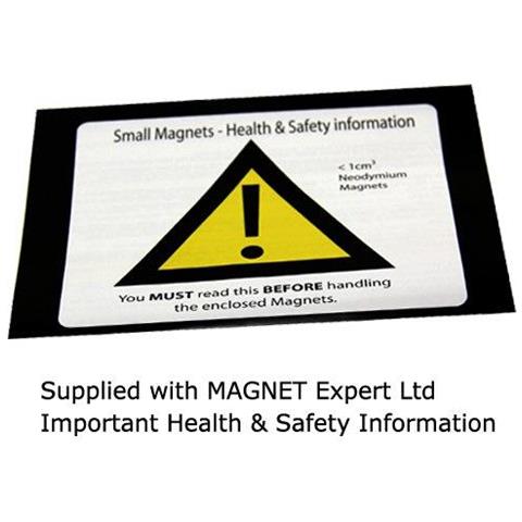 Magnete Expert Adesivo 20 X 6 X 15 Mm Di Spessore N42 Neodimio - Pull 1.6kg (sud) (pacchetto Di 10)  - Foto 3