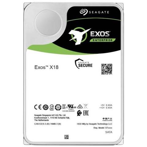 Exos X18 12tb Sata 3.5in 7200rpm Helium 512e / 4kn - Foto 1