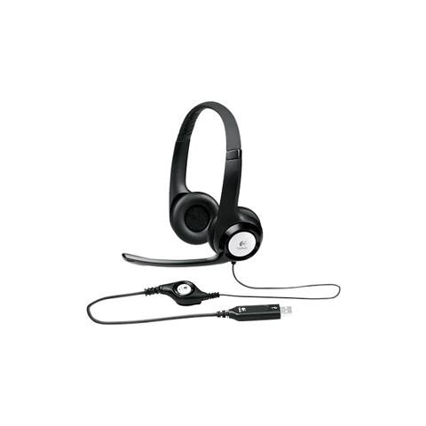 Cuffie ClearChat 981-000015 Cavo Stereo - Over-the-head - Ear-cup - 20 Hz - 20 kHz - 2,40 m Cavo - USB - Cancellazione del rumore - Foto 1