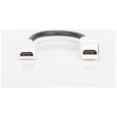 Hdmi 2.0 Keystone Module Female / Female Cable Color Wh - Foto 2