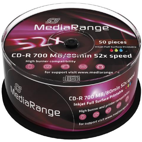 MR208 CD-R 700MB 50pezzo (i) CD vergine - Foto 1