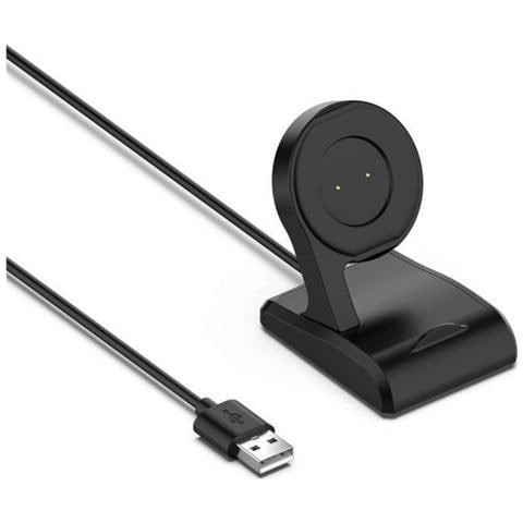 Basetta Caricabatterie Originale Usb Per Amazfit T-rex - Gtr 42 47 - Gts Black - Foto 2